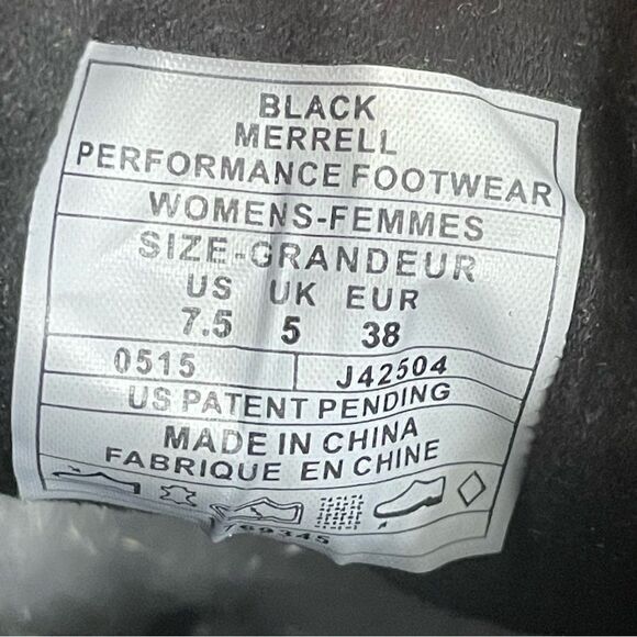 Merrell Black Ashland Chukka Ankle Boots w/Embossed Artesian Designs (Size: 7.5) - Picture 8 of 13